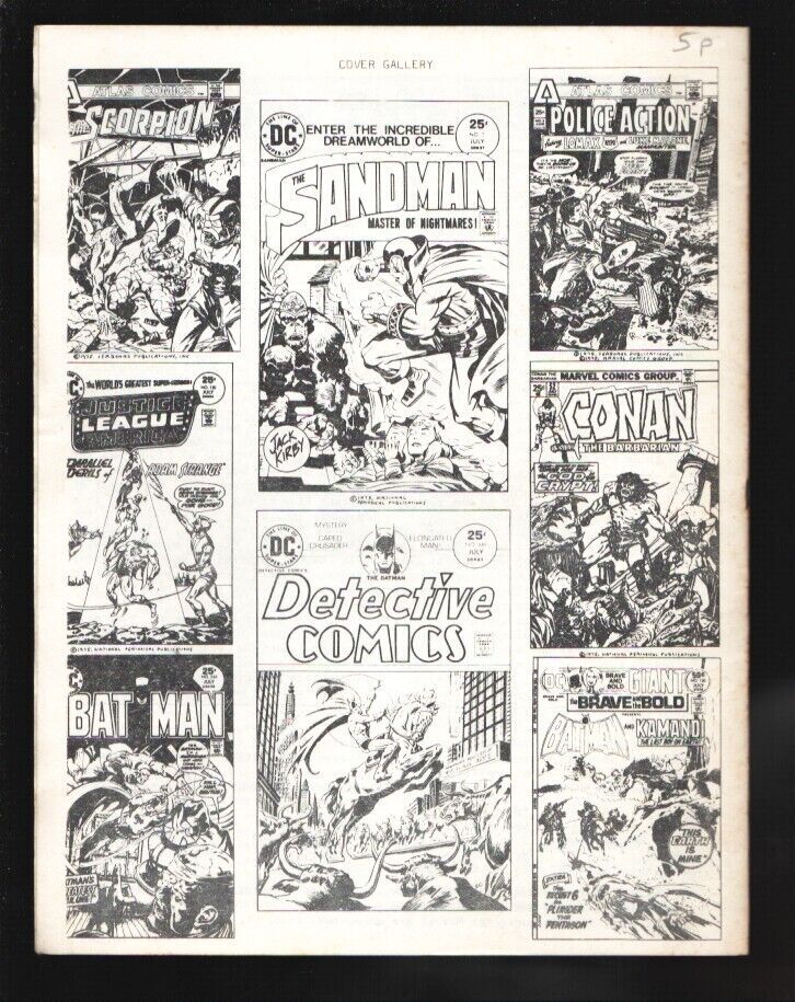 Bemusing Magazine Comic Mart Special #5 4/1975-News-reviews-inside info ...