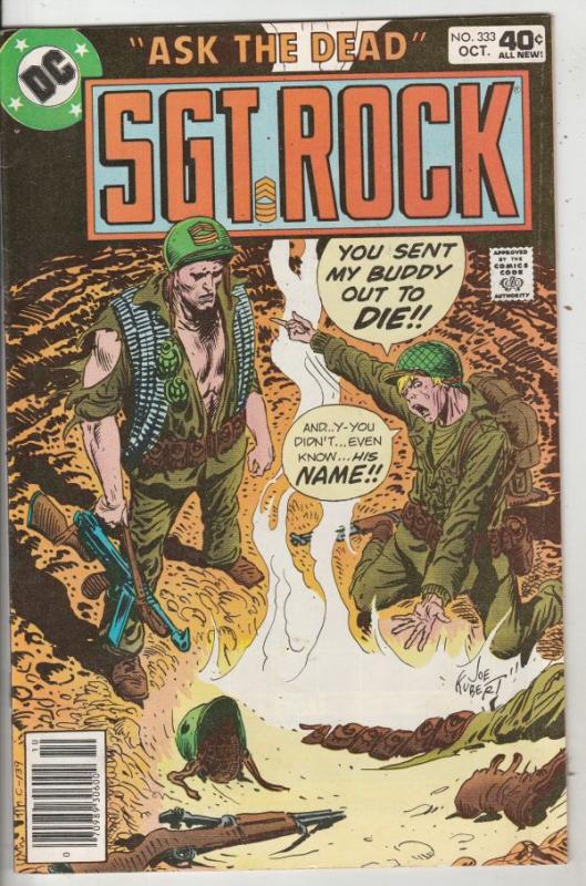 Sgt. Rock #333 (Oct-79) FN/VF Mid-High-Grade Sgt. Rock