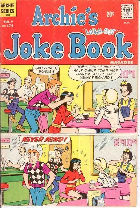 ARCHIES JOKE BOOK (1954-1982)174 G-VG SABRINA COVER COMICS BOOK