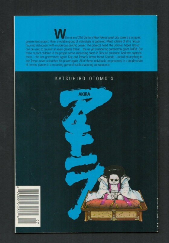 Akira 7, 1989. EPIC (Marvel). Grade: Very Fine- (7.5)
