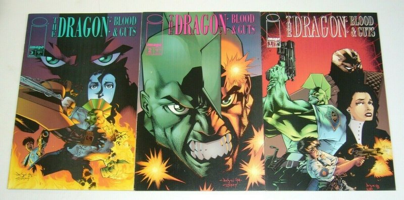 Savage Dragon: Blood & Guts #1-3 VF/NM complete series - jason pearson set lot 2