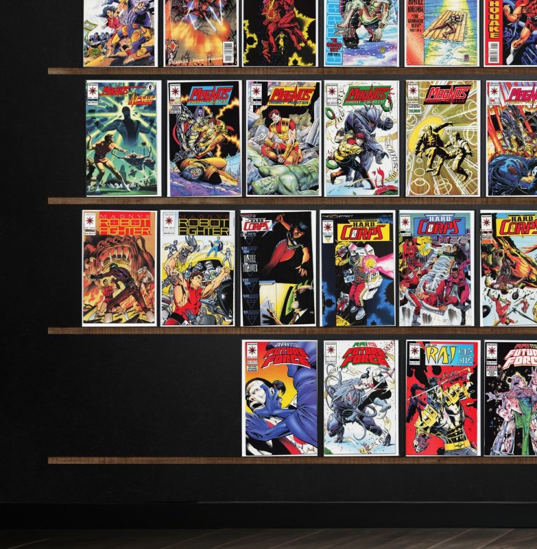 Huge Lot 150+ Comics with Magnus Robot Fighter, Ninjak, Rai & More!