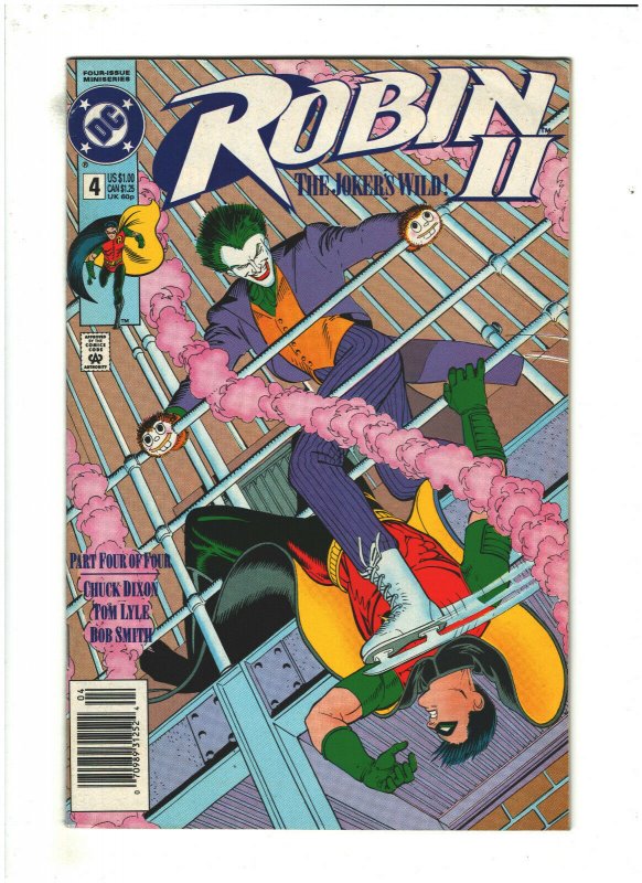 Robin II: The Joker's Wild #4 VF 8.0 Newsstand DC Comics Regular Cover 1991