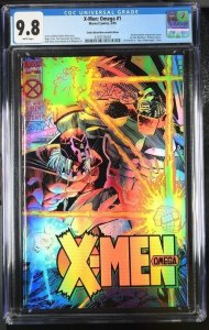 X-MEN OMEGA #1 CGC 9.8 AGE OF APOCALYPSE GOLD EDITION NEWSSTAND WHITE PAGES