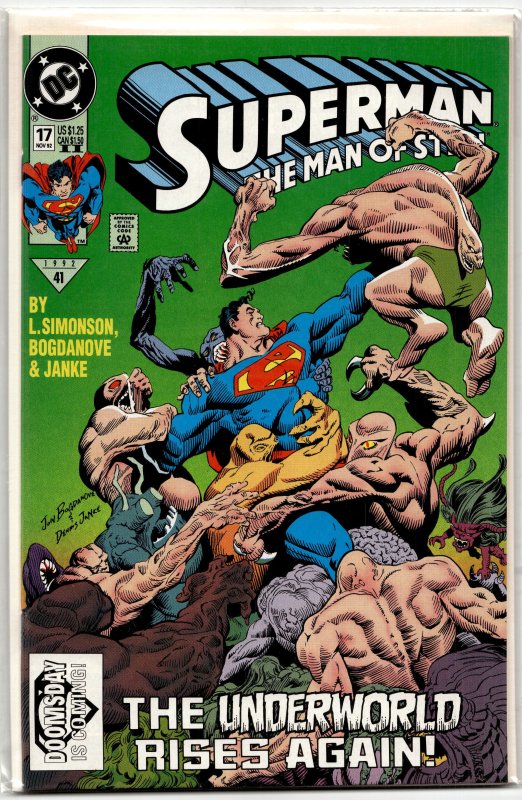 Superman: The Man of Steel #17 (1992) Superman [Key Issue]