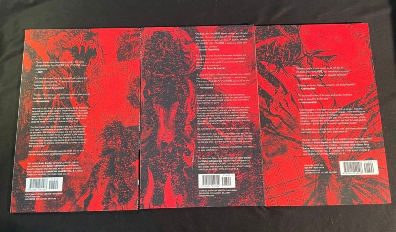 AMERICAN VAMPIRE Vol. 6, 7, 8 Trade Paperbacks