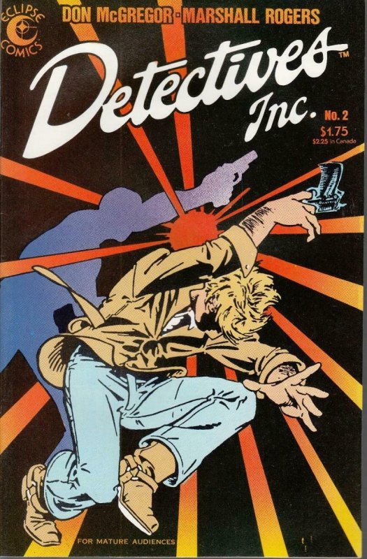 DETECTIVES INC. #2, VF/NM, Don McGregor, Eclipse Comics 1985 more in store