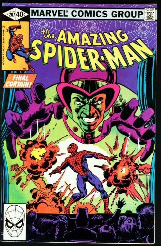 AMAZING SPIDER-MAN #207-1980-MARVEL VF