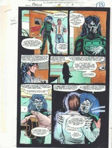 Morbius: The Living Vampire #28 p.9 / 13 Color Guide Art - Jacob by John Kalisz