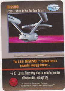 1996 Star Trek Card Game Mission