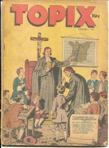 Topix Vol. 7 #5 1948-Debbura - The Joan of Arc of The Testament-rare-G