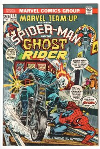Marvel Team-Up #15 (1973) Spider-Man and Ghost Rider!