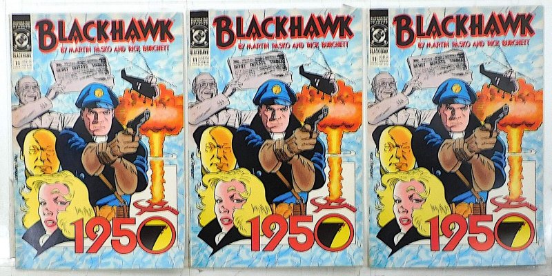 Blackhawk Lot of 3 #11 x3 (1990) DC Comics 1st Print Comic Books