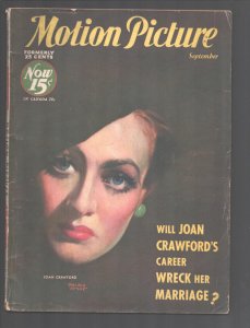 MAG: Motion Picture  9/1932-Marland Stone-Joan Crawfor pre Tarzan Johnny Weis...