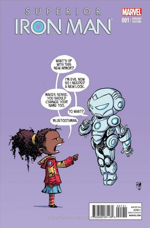 Superior Iron Man #1 (Skottie Young variant) FN; Marvel | save on shipping - det