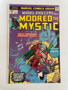 Marvel Chillers # 1 VF- Feat. Modred The Mystic Marvel Comic Book 20 LI8