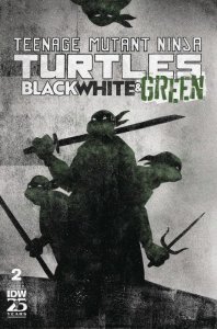 Teenage Mutant Ninja Turtles: Black, White, And Green #2B VF/NM ; IDW