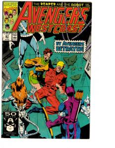 10 Avengers West Coast Marvel Comic Books # 61 62 63 64 65 66 67 68 69 70 BH6