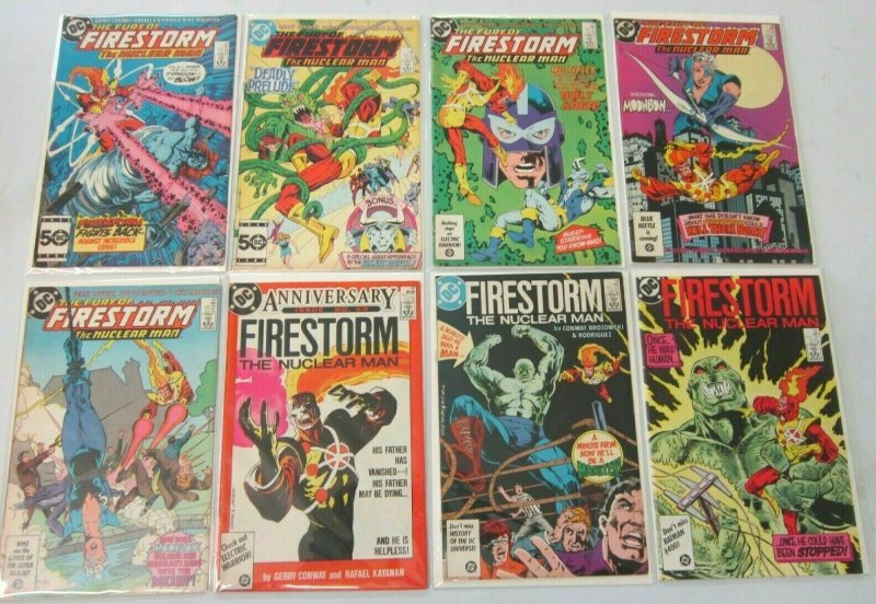 Firestorm comic lot 2nd series from:#1-97 80 different 6.0 FN (1982-90)