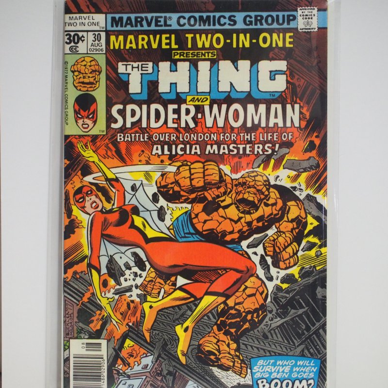 Marvel Two-in-One #30 (1977) Thing and Spider-Woman 2nd Appearance!!