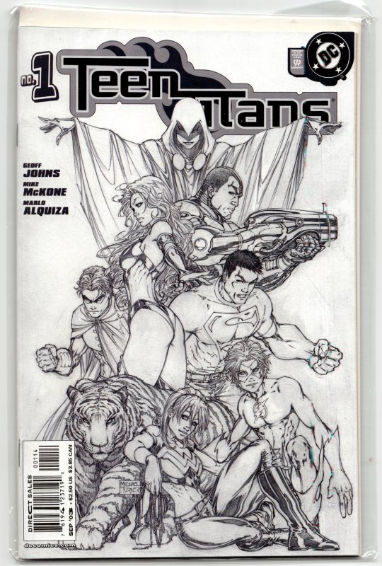 Teen Titans #1 Fourth Print Cover (2003) Teen Titans