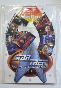 STAR TREK NEXT GEN-Season 1-DEALER ADVERTISING MOBILE-SKYBOX-Promo Card-Picard 