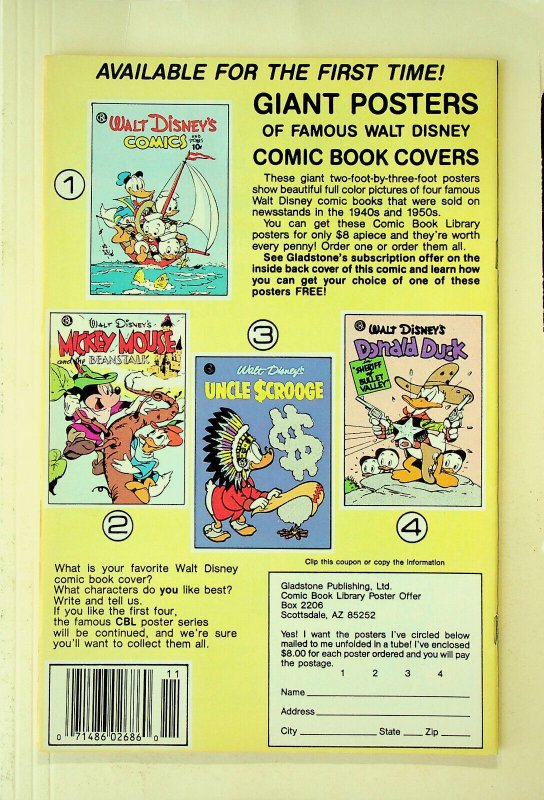 Walt Disney's Comics and Stories #512 (Nov 1986, Gladstone) - Near Mint