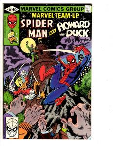 5 Marvel Team-Up Comic Books # 96 98 100 101 102 Spider-Man Fantastic Four WT8