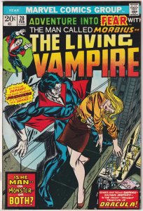 Adventure into Fear #20 (1974) Morbius the Living Vampire begins!