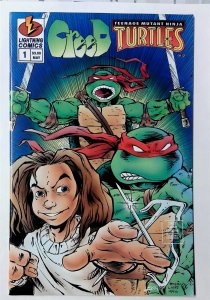 Creed/Teenage Mutant Ninja Turtles #1 Variant cover (May 1996, Lightning) VF