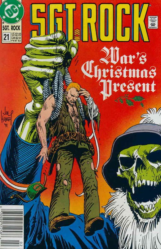 Sgt. Rock (2nd Series) #21 (Newsstand) FN ; DC | Christmas Last Issue