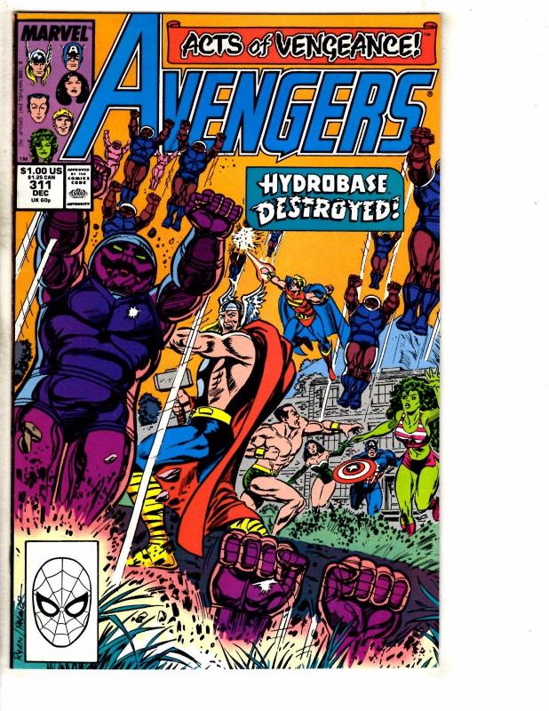 12 Avengers Marvel Comics # 311 312 313 314 315 317 318 325 326 360 + 17 18 J271