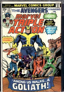 Marvel Triple Action #22 (1974) The Avengers