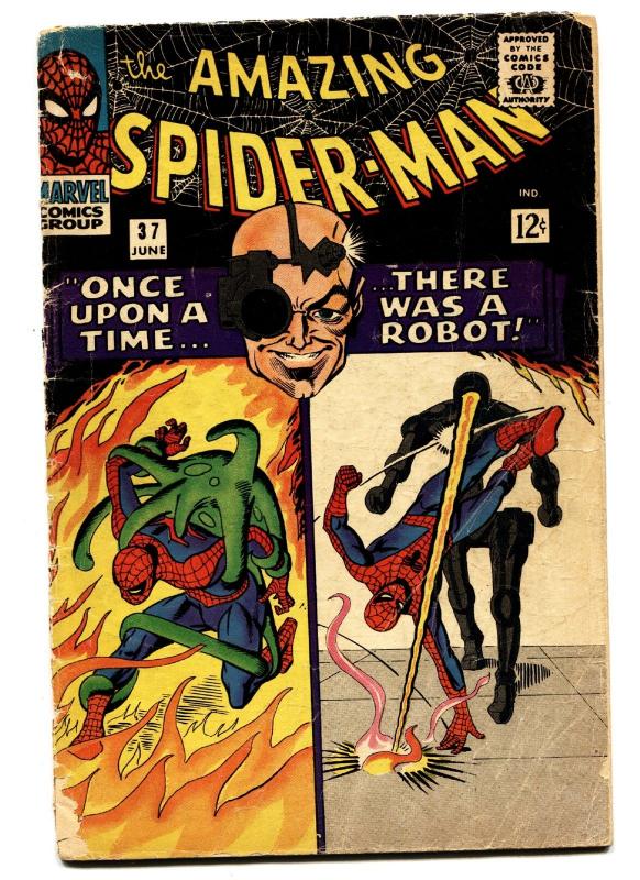 AMAZING SPIDER-MAN #37 comic book-1ST NORMAN OSBORN Marvel Silver-Age