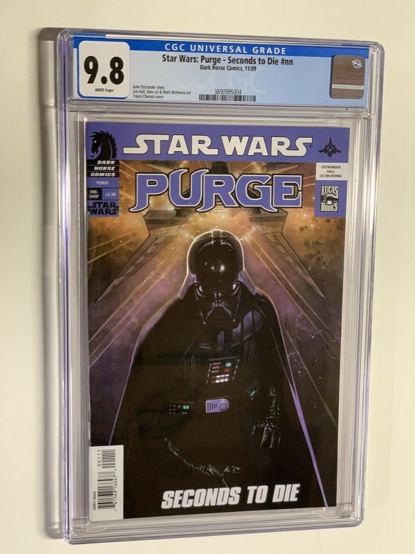 Star Wars purge seconds to die 1 NN cgc 9.8 wp dark horse 2009 Darth Vader Cvr 