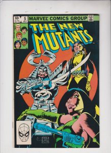 The New Mutants #5 Direct Edition (1983) VF +