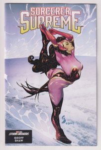 Sorcerer Supreme #1 Shaw Winter Break Variant | Scarlet Witch (Marvel, 2025) NM