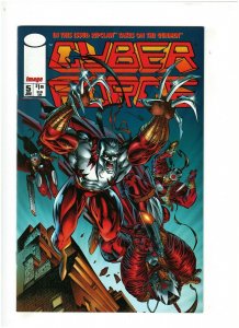 Cyberforce #5 NM- 9.2 Image Comics 1994 Marc Silvestri Ripclaw