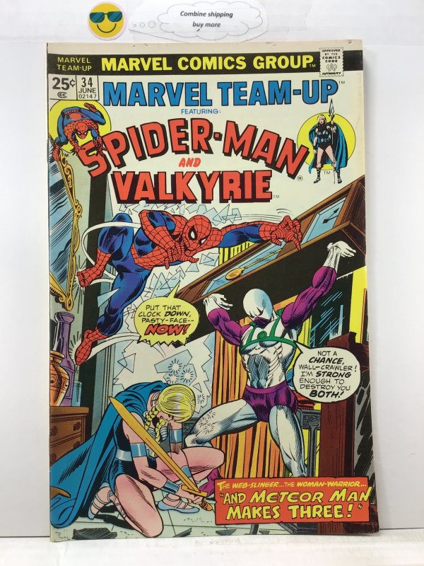 Marvel Team-Up #34 (1975) Spider-Man and Valkyrie