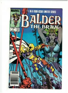 Balder the Brave #1 FN/VF 7.0 Newsstand Marvel Comics 1985 Asgard 