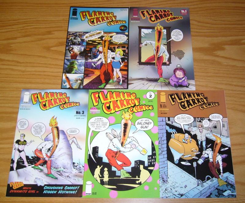 Flaming Carrot Comics v2 #1-4 VF/NM complete series + photo special 33 34 35 36