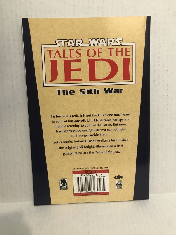 Star Wars; Tales Of The Jedi TPB 1st Print