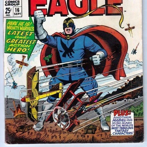 Marvel Super-Heroes 16 ~Phantom Eagle~  strict FN/VF 7.0 High-Grade 