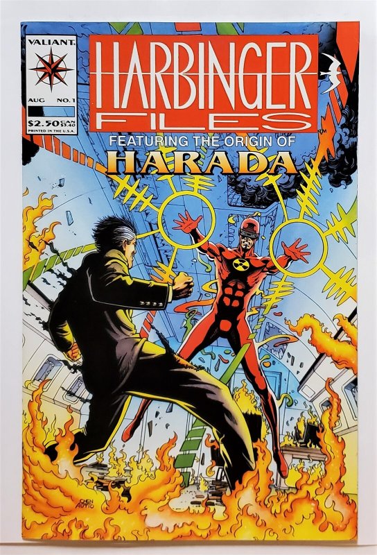 Harbinger Files #1 (Aug 1994, Valiant) VF+