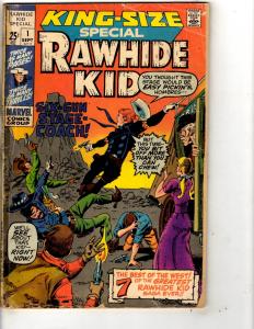 Lot Of 4 Rawhide Kid Marvel Comic Books # 63 65 68 + King Size Special # 1 RH2