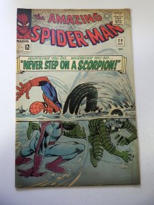 The Amazing Spider-Man #29 2nd App of Scorpion! VG+ Cond moisture stain fc