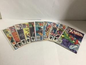 Uncanny X-Men 191-200 Lot Set Run Vf-Nm Very Fine-Near Mint Marvel Comics