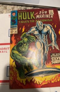 Tales to Astonish #93 (1967)Kirby Hulk vs Surfer