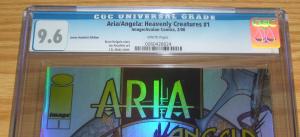 Aria/Angela: Heavenly Creatures #1 CGC 9.6 j.g. jones holofoil edition variant