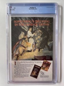 PUNISHER 1 CGC 9.2 - NEWSSTAND EDITION - WHITE PAGES  MARVEL COMICS 1987